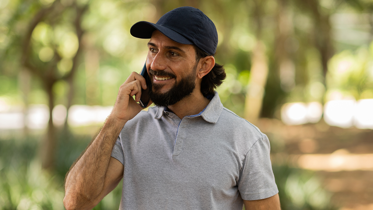 roofing salesperson on phone with customer